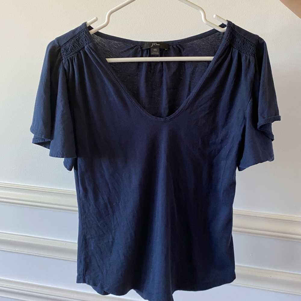 J CREW BLUE T SHIRT